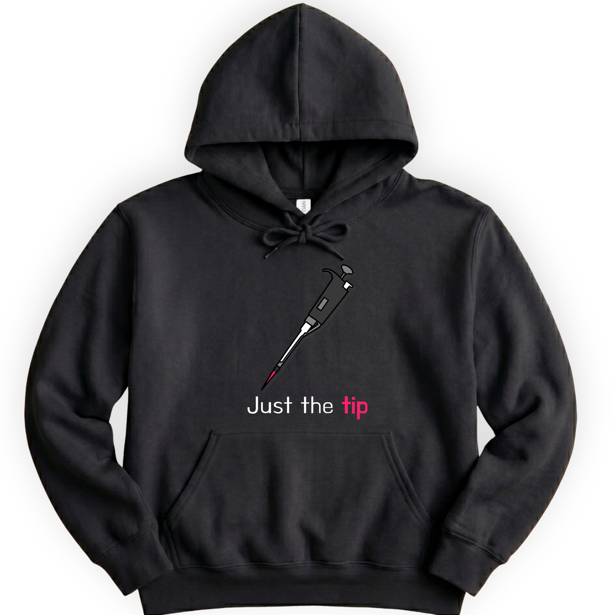 Just The Tip hoodie — Black