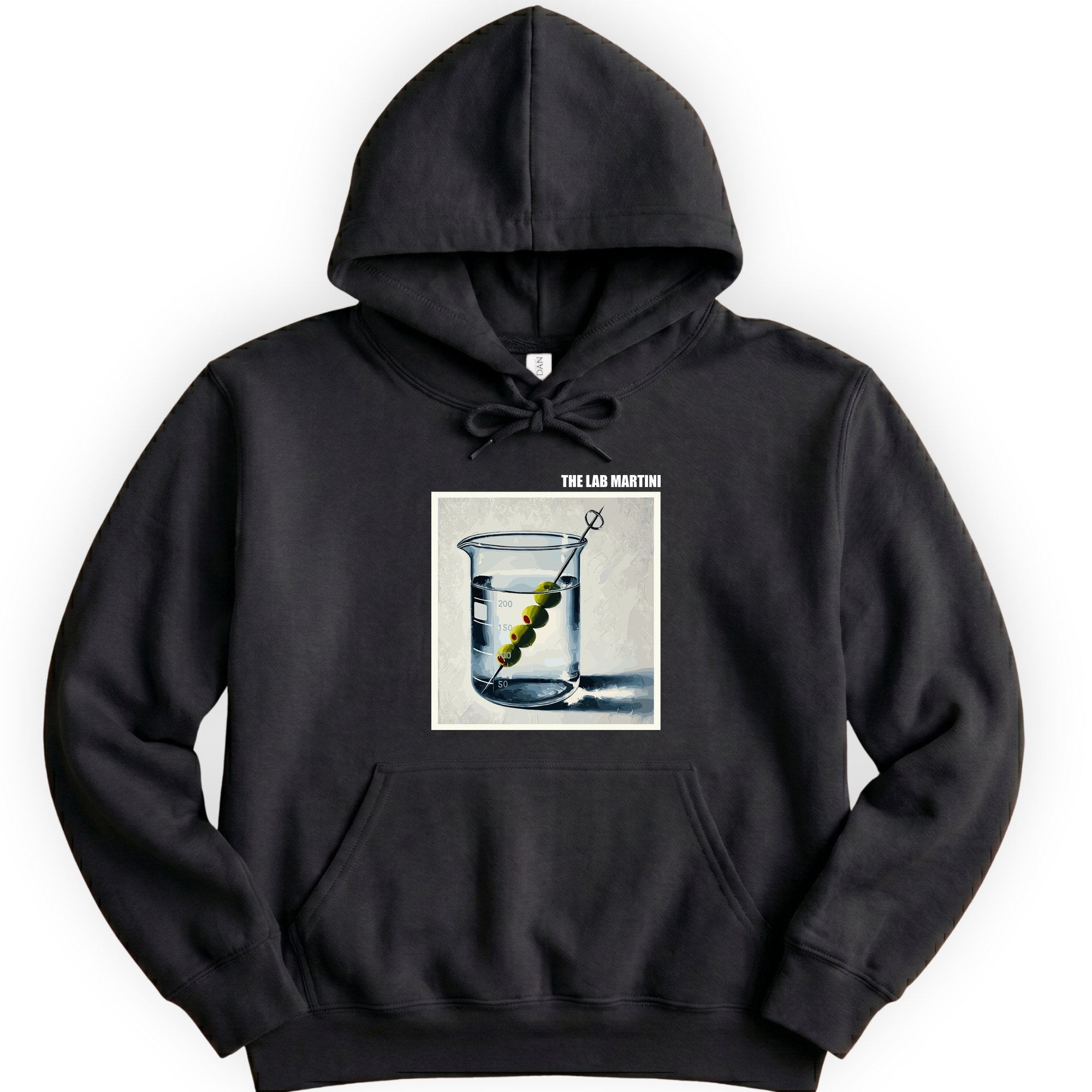 The Lab Martini hoodie — Black