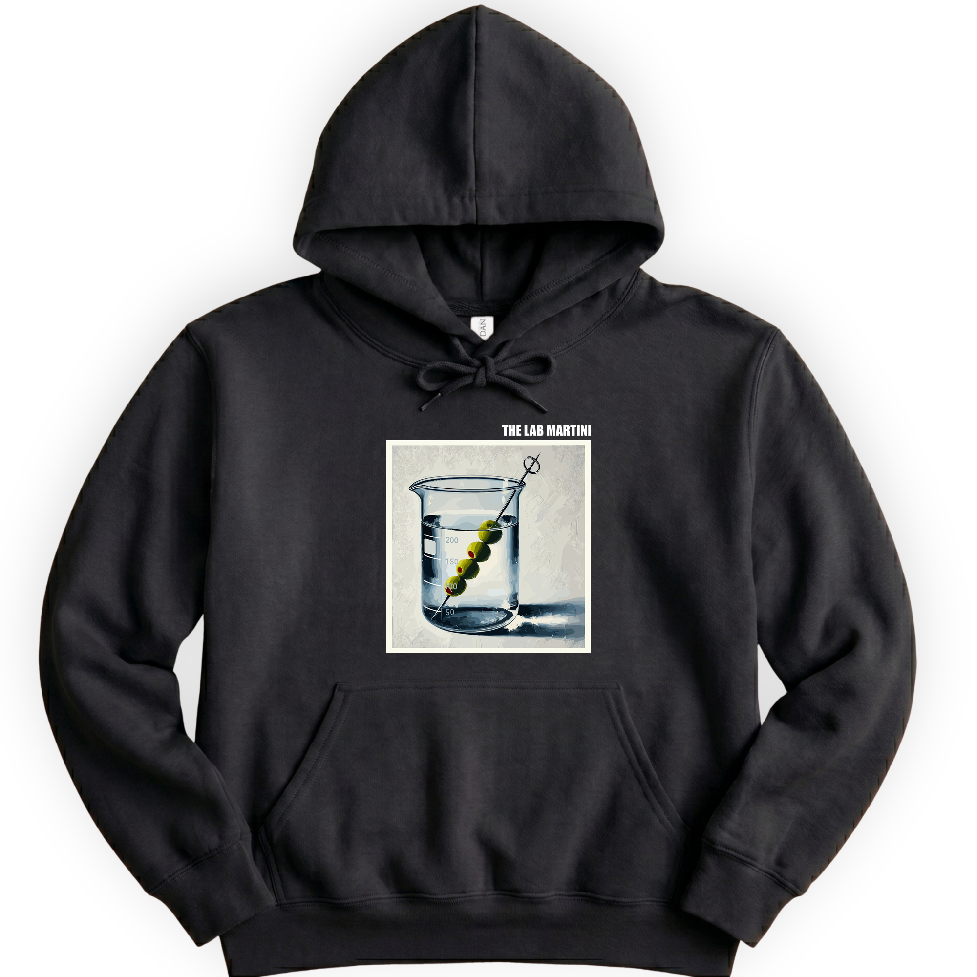 The Lab Martini hoodie — Black