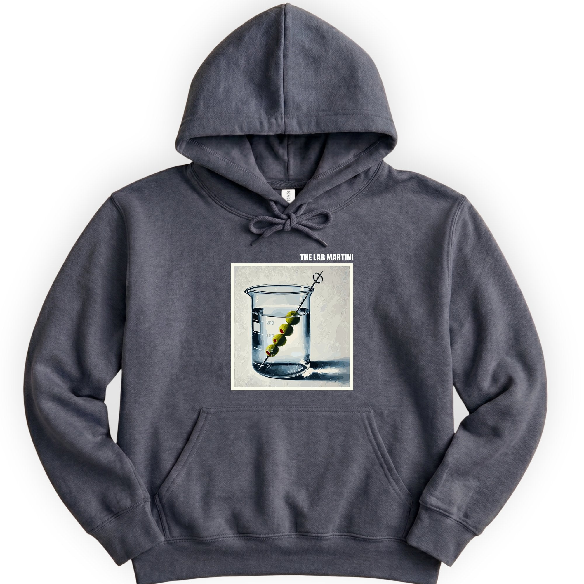 The Lab Martini hoodie — Dark Heather