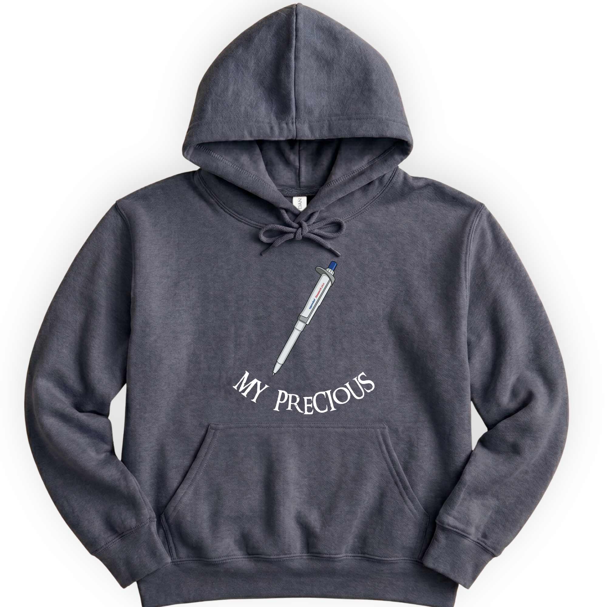 My Precious Lab Pen hoodie — Dark Heather
