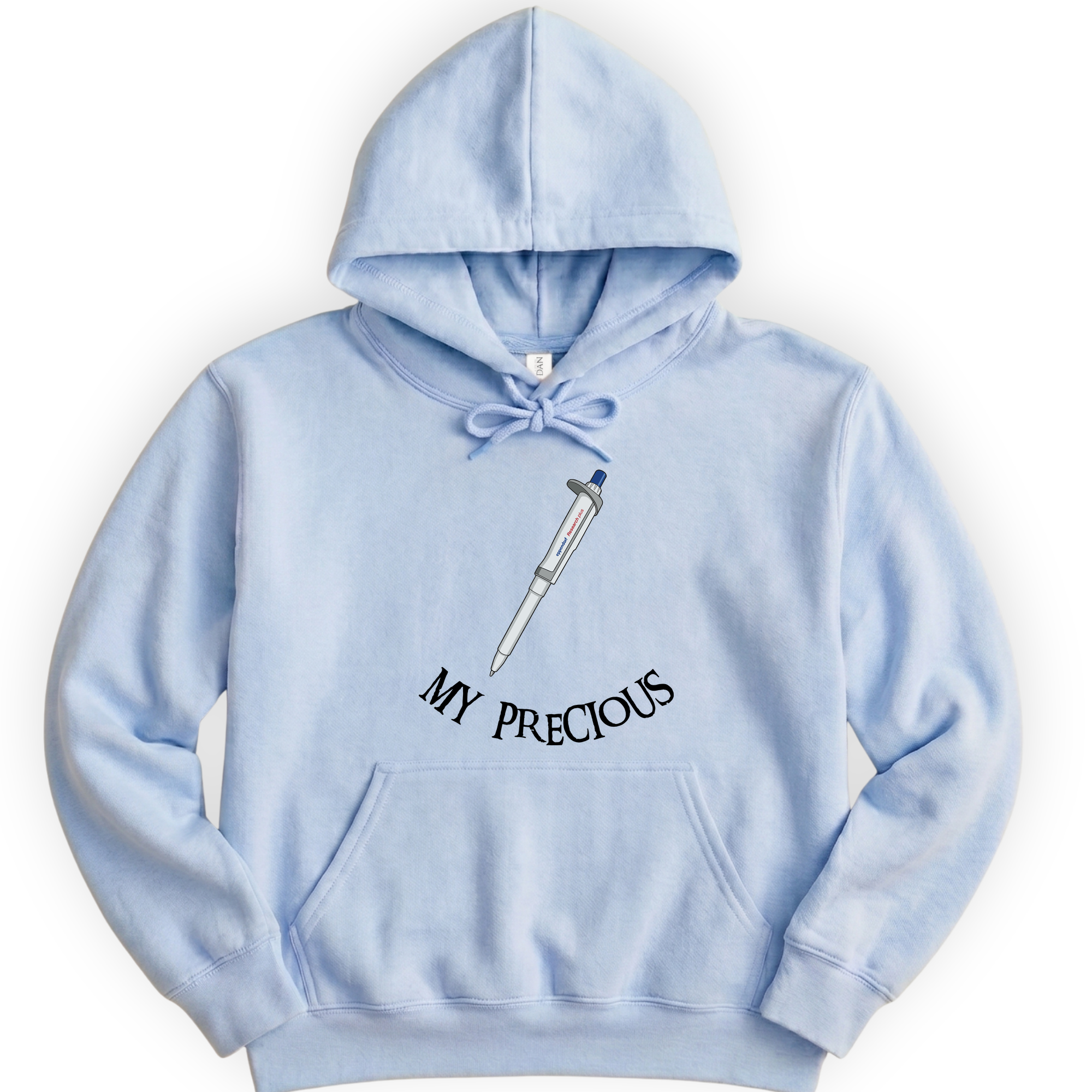 My Precious Lab Pen hoodie — Light Blue