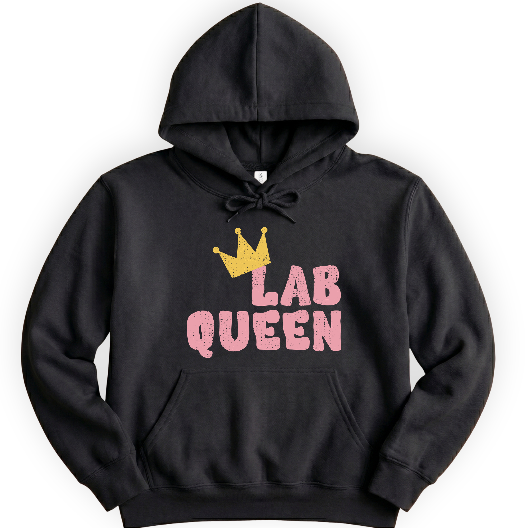 Lab Queen hoodie — Black