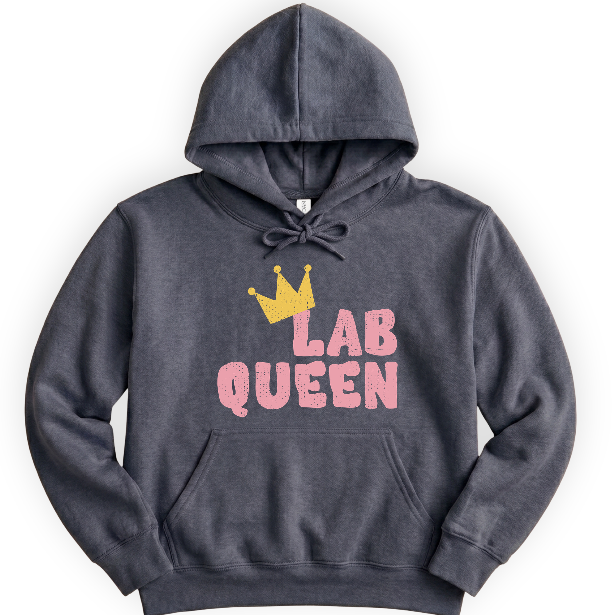Lab Queen hoodie — Dark Heather