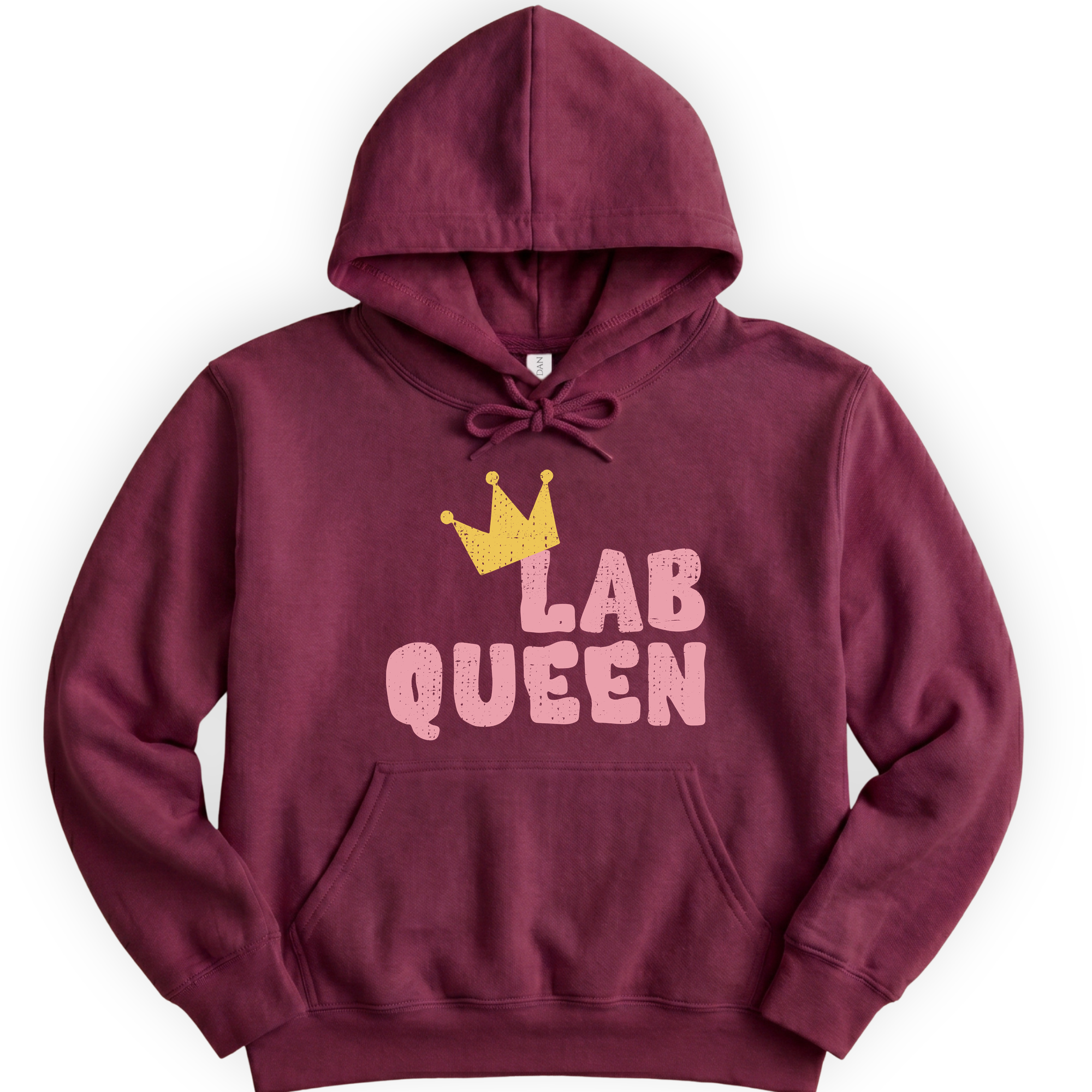 Lab Queen hoodie — Maroon
