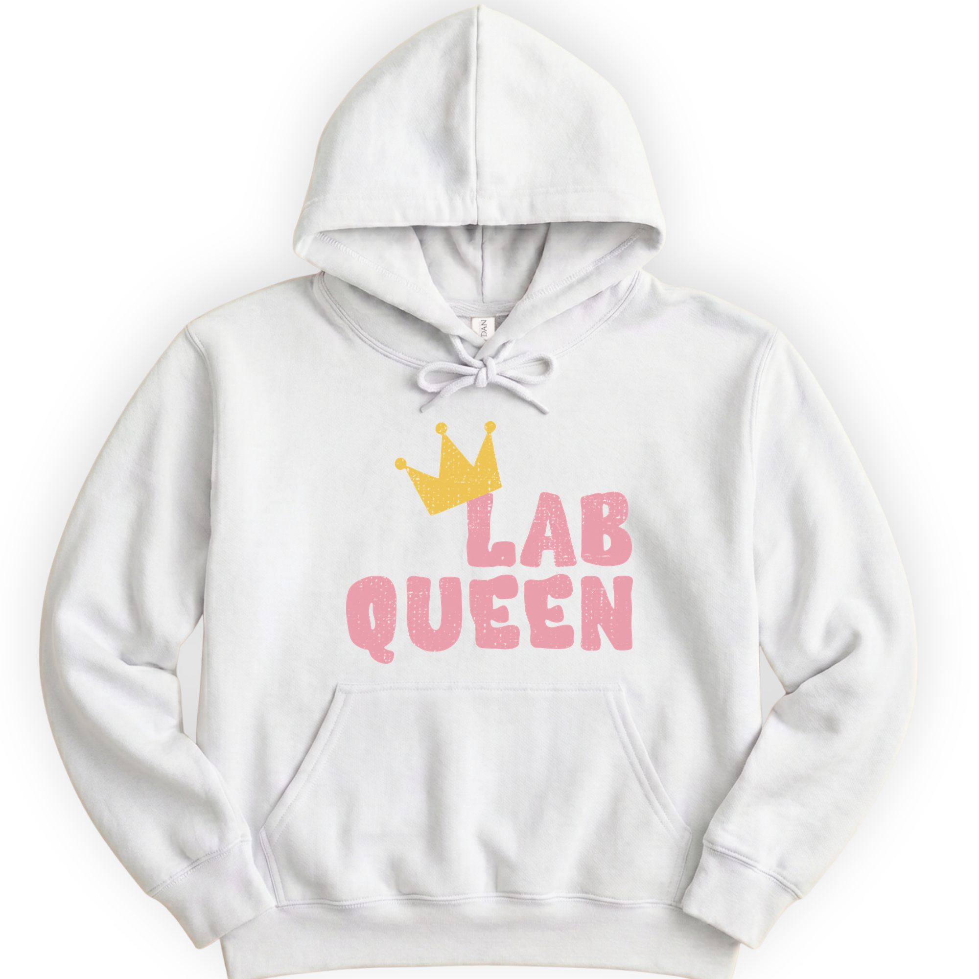 Lab Queen hoodie — White