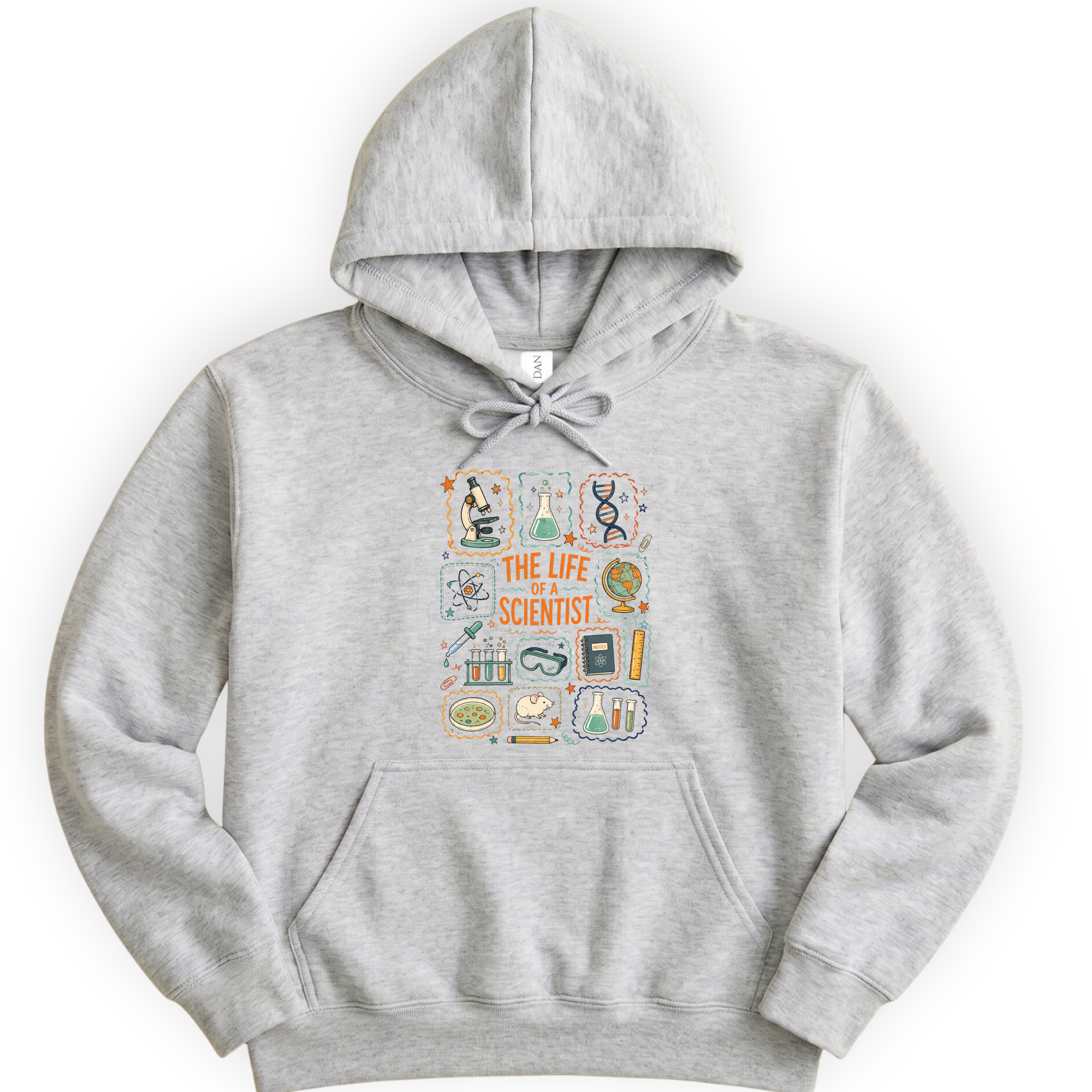 The Life Of A Scientist hoodie — Ash