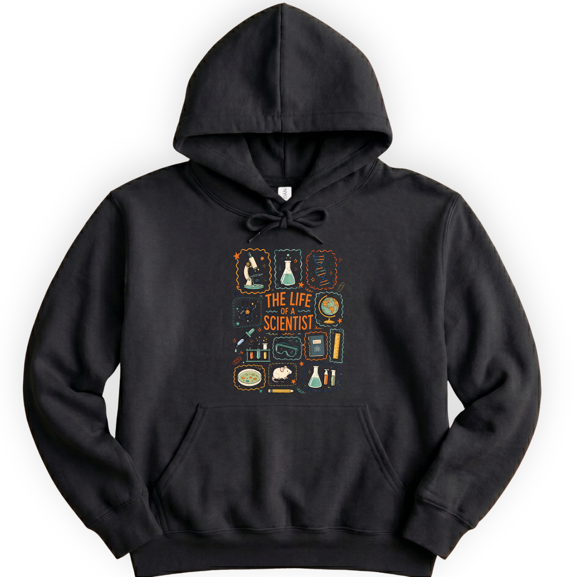The Life Of A Scientist hoodie — Black