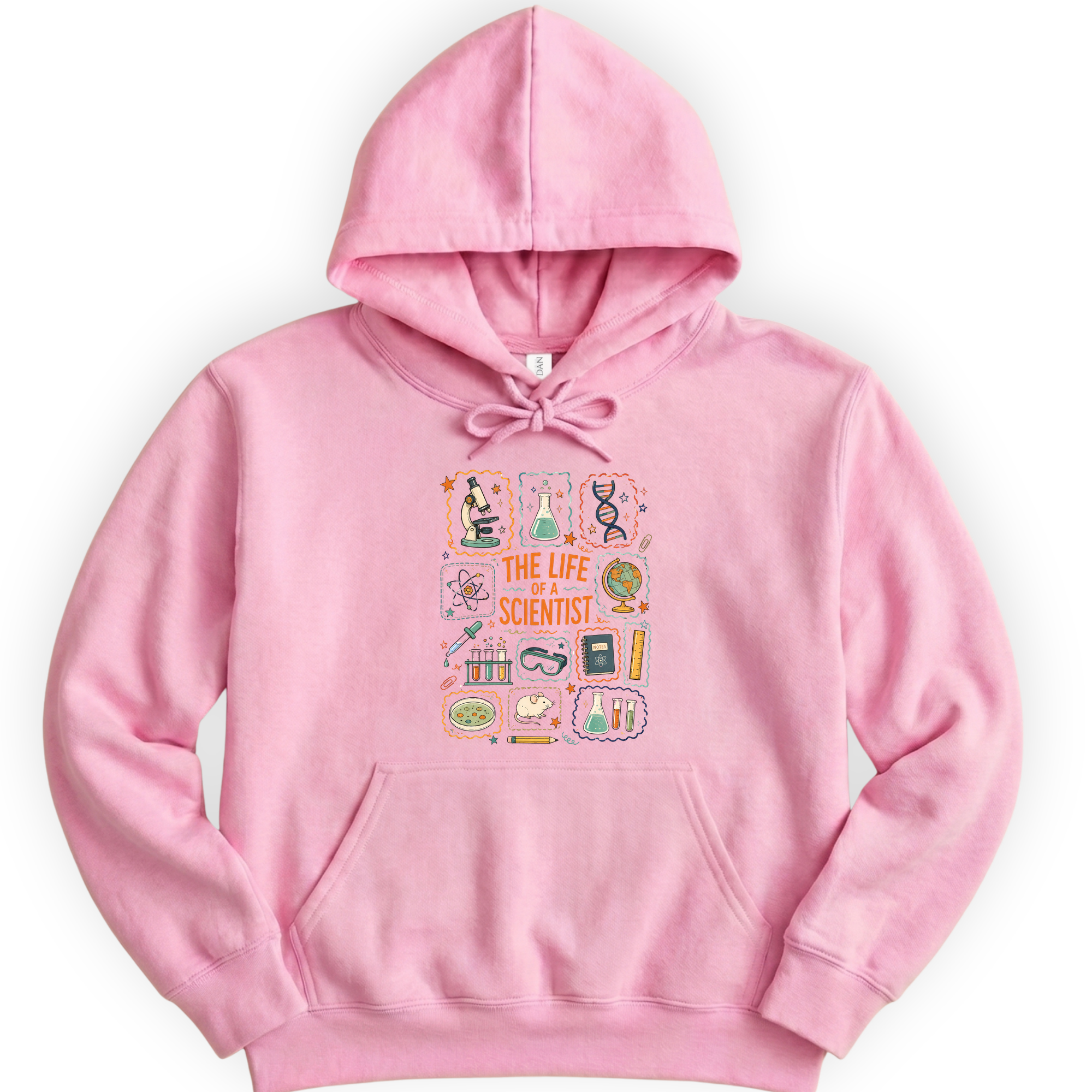 The Life Of A Scientist hoodie — Light Pink