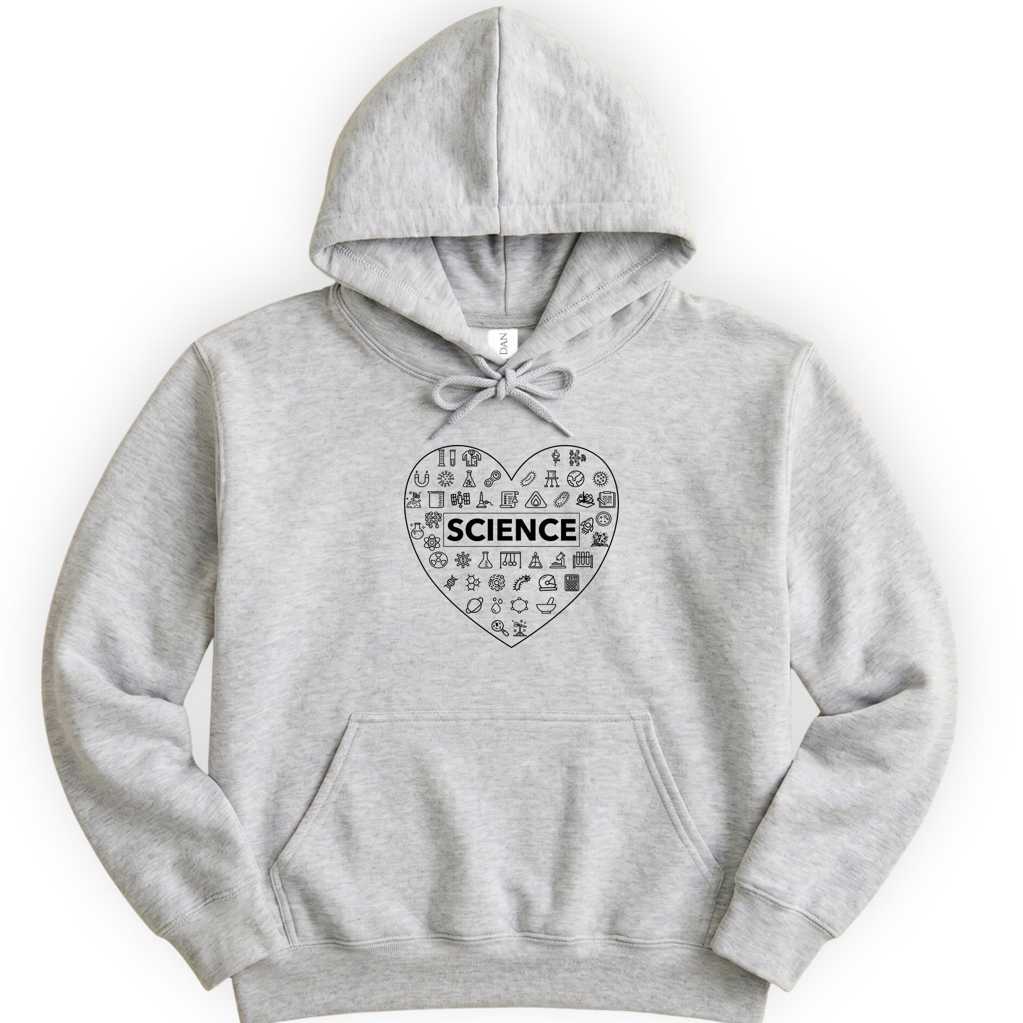 Love of Science hoodie — Ash