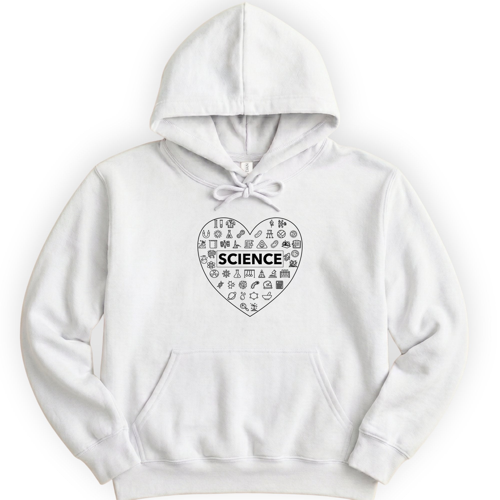Love of Science hoodie — White