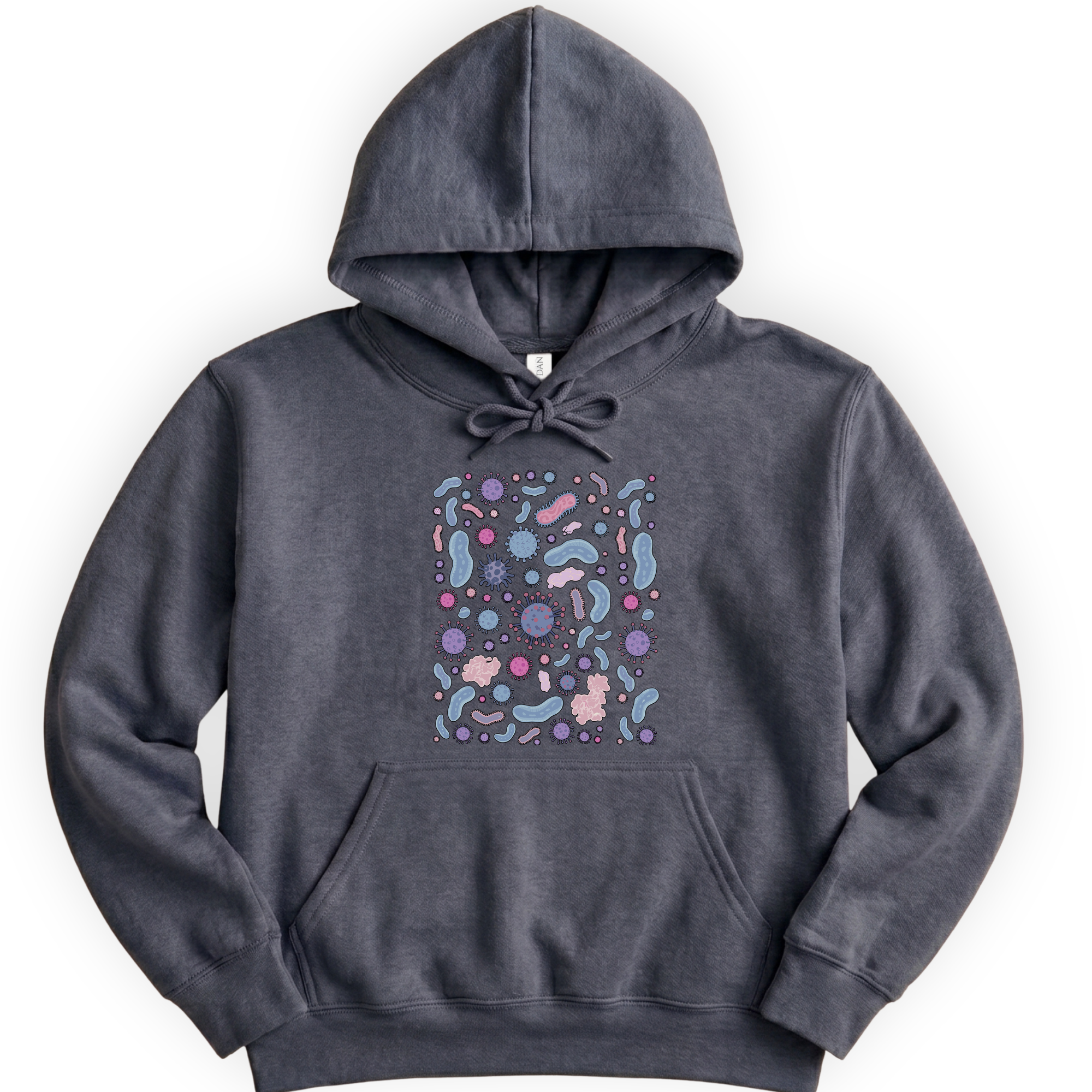 Microbiology hoodie — Dark Heather