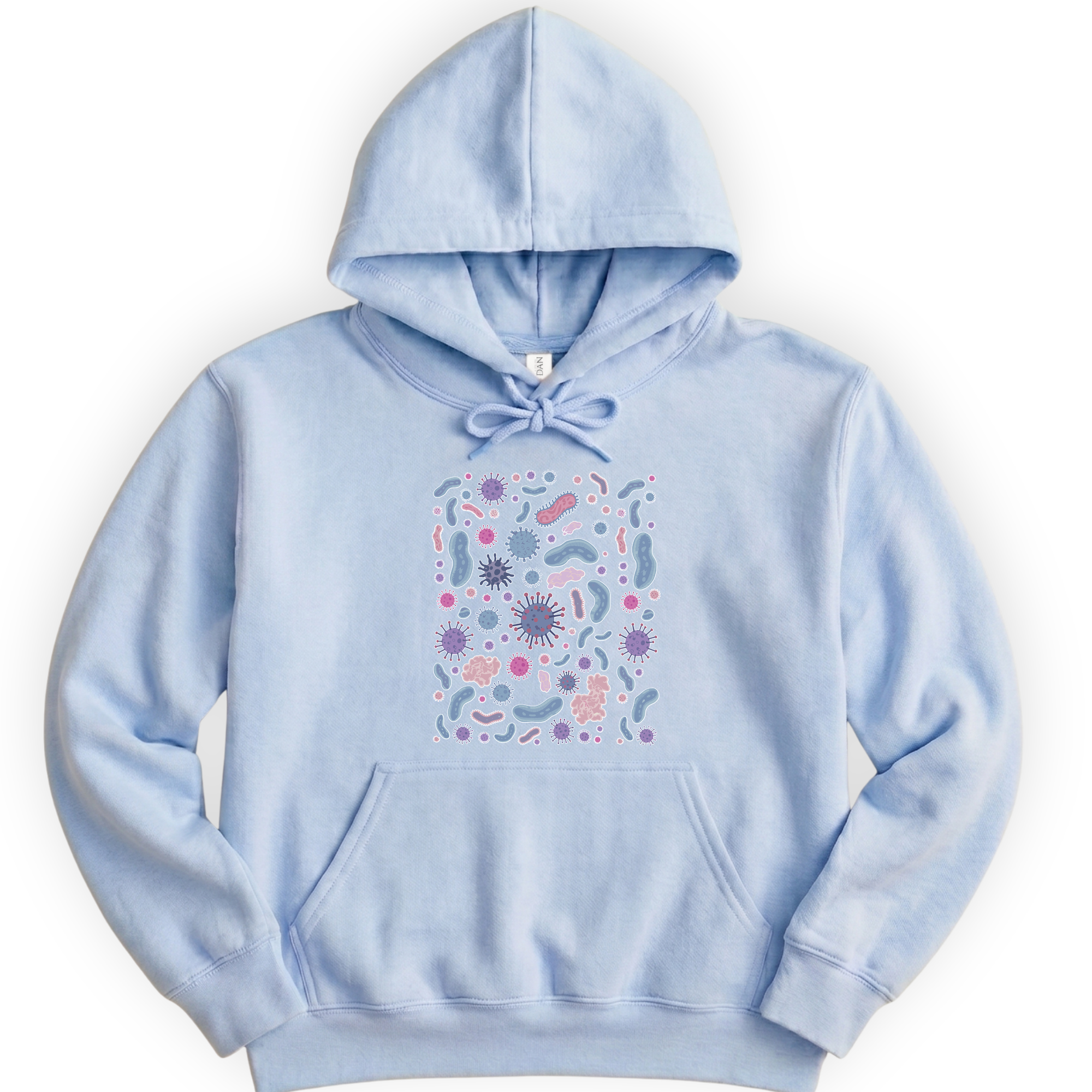 Microbiology hoodie — Light Blue