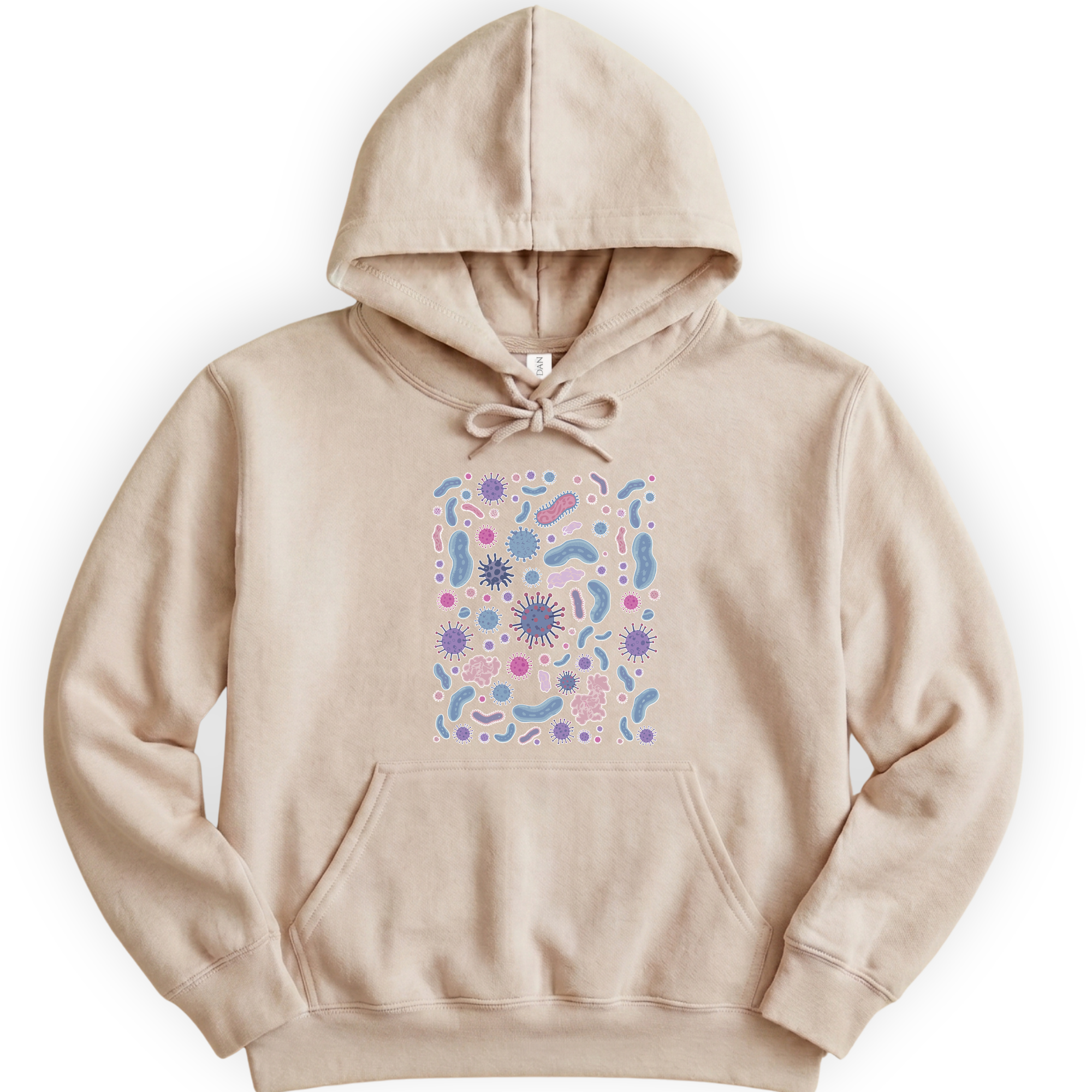 Microbiology hoodie — Sand