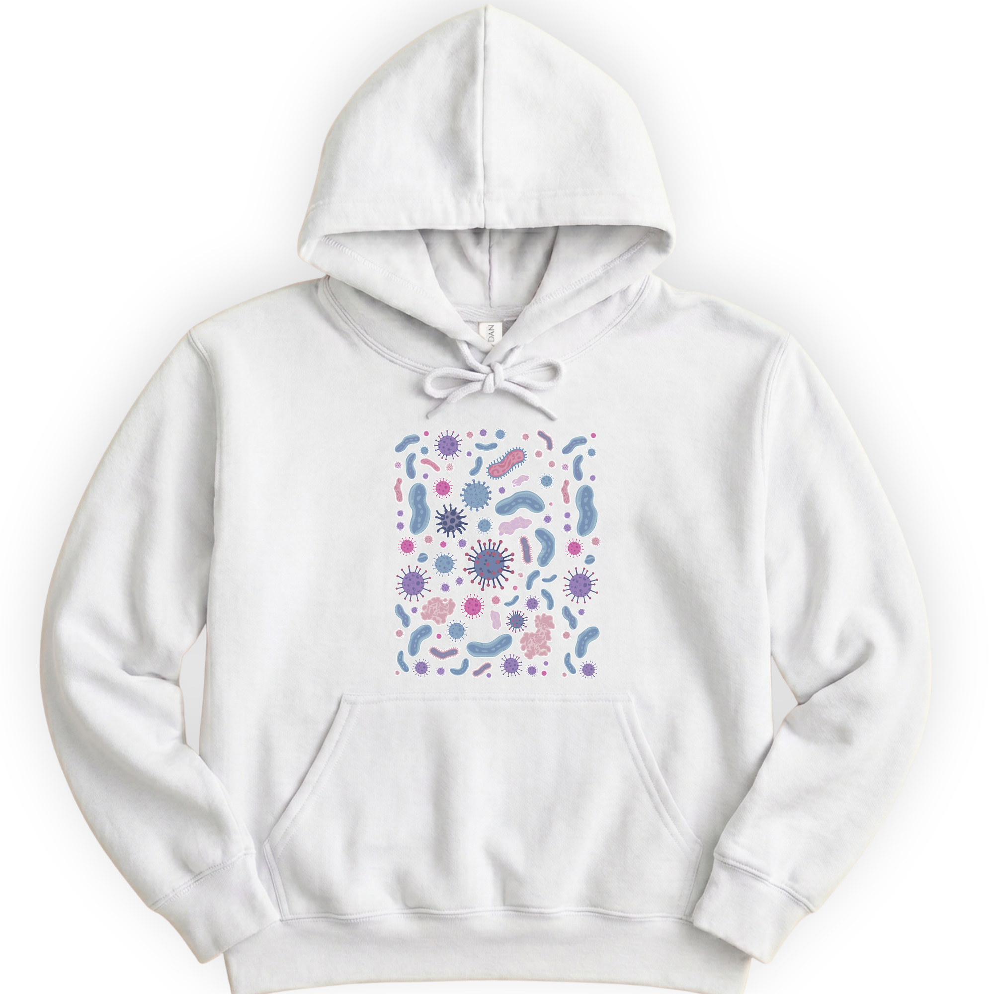 Microbiology hoodie — White