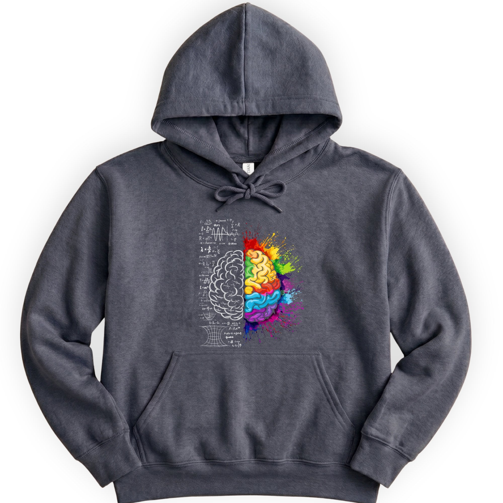Mind's Duality hoodie — Dark Heather