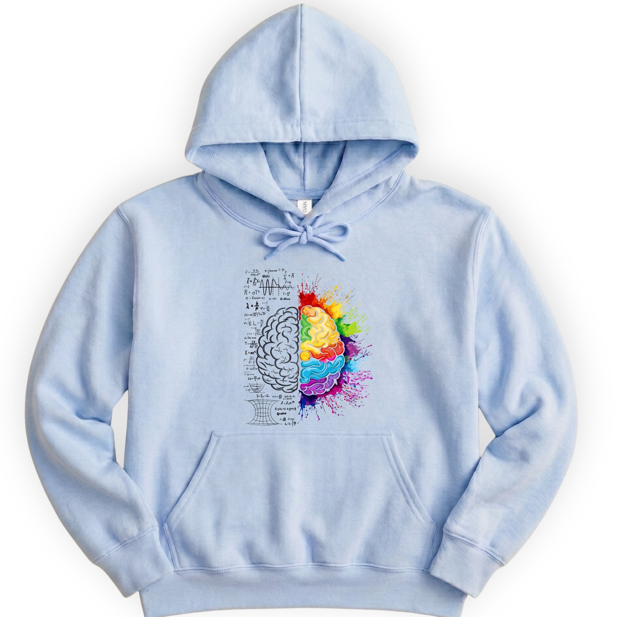 Mind's Duality hoodie — Light Blue