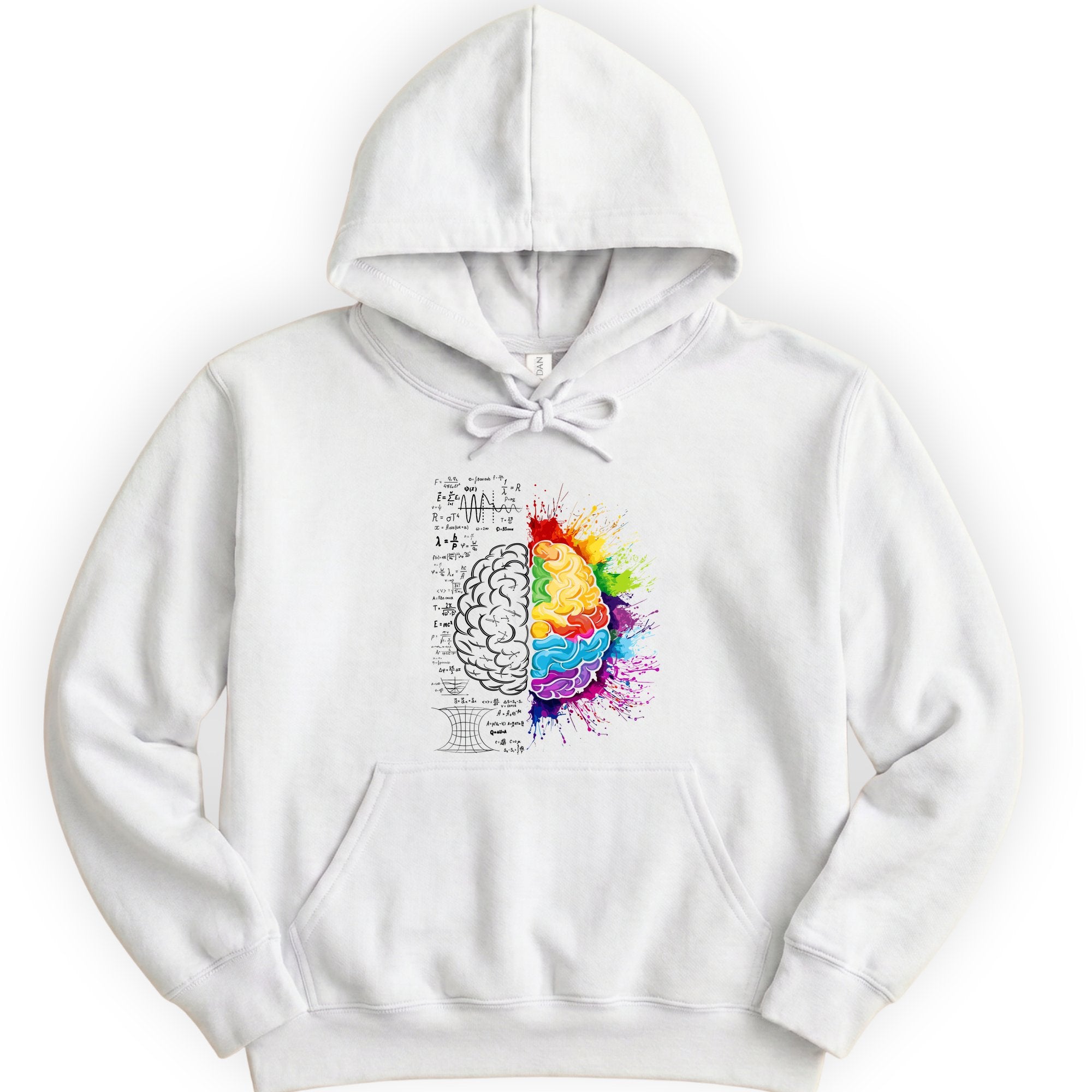 Mind's Duality hoodie — White