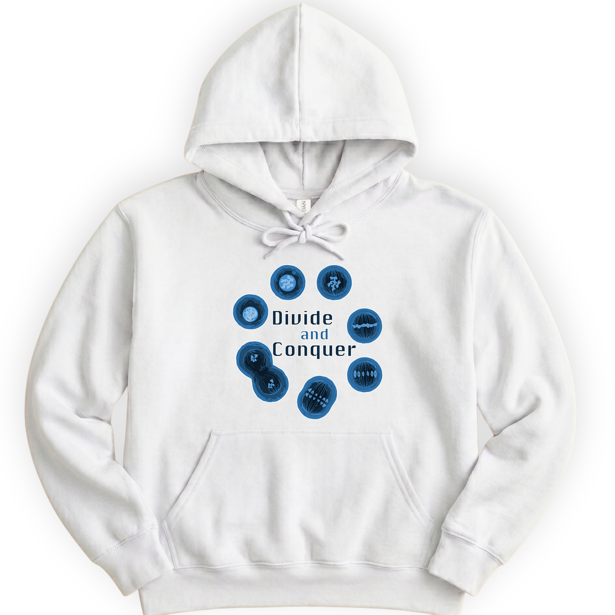 Mitosis Divide and Conquer hoodie — White