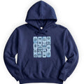 Mitosis Pattern hoodie — Navy