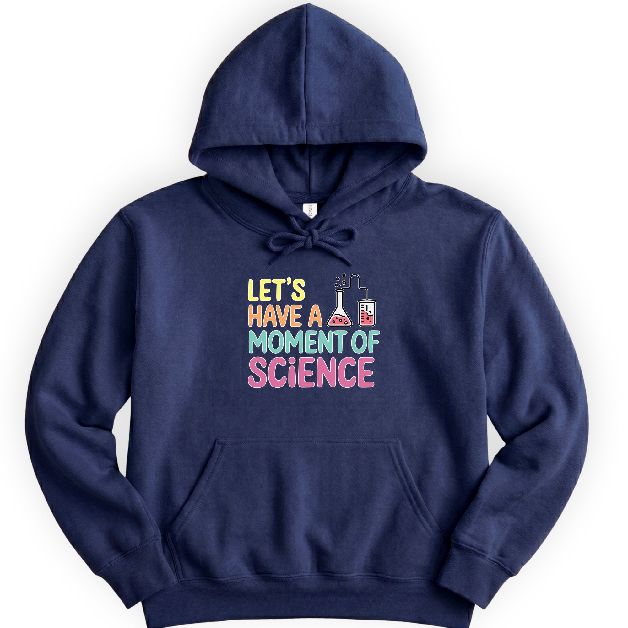 Let's Have a Moment of Science hoodie — Navy