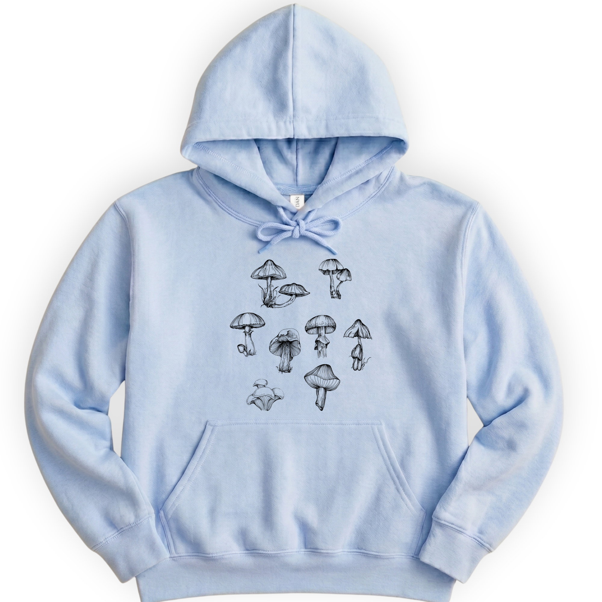 Mushrooms hoodie — Light Blue
