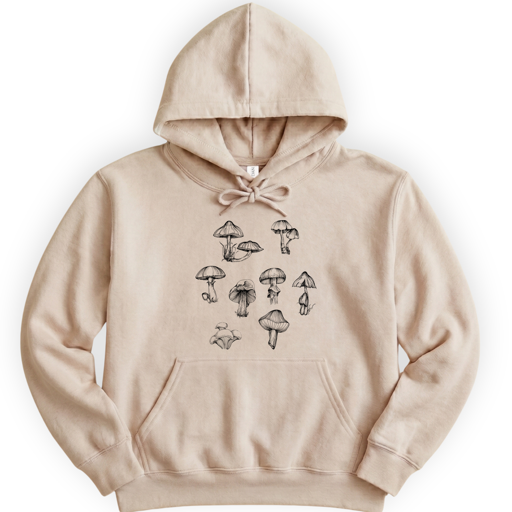 Mushrooms hoodie — Sand