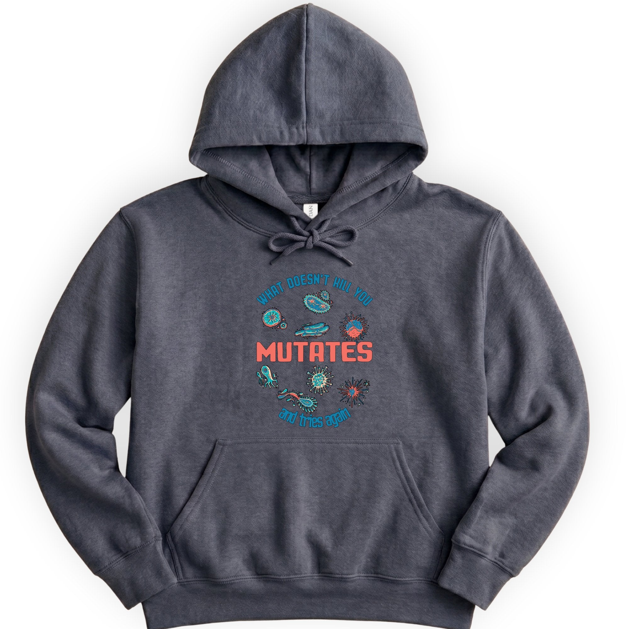 What Does Not Kill You Mutates hoodie — Dark Heather