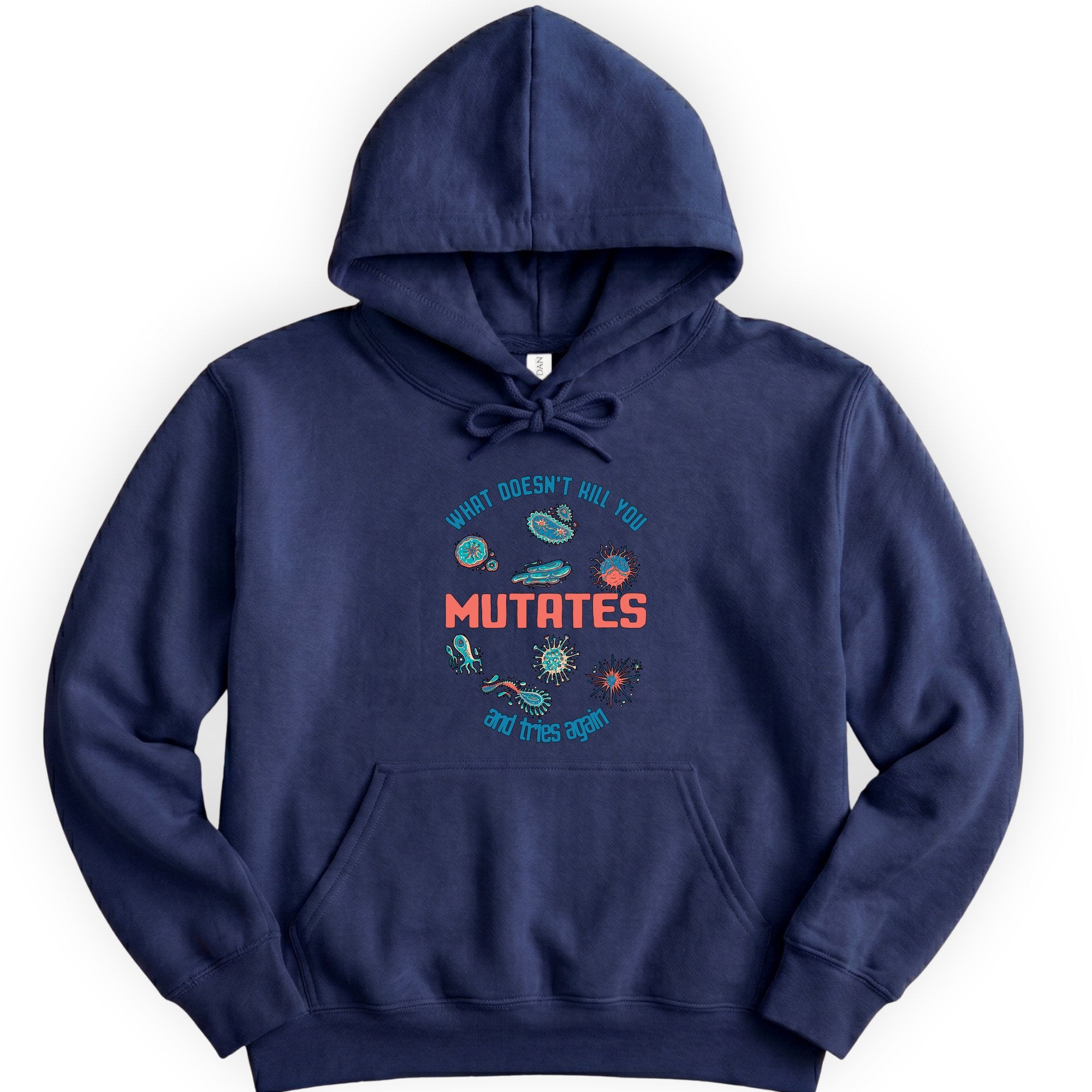 What Does Not Kill You Mutates hoodie — Navy