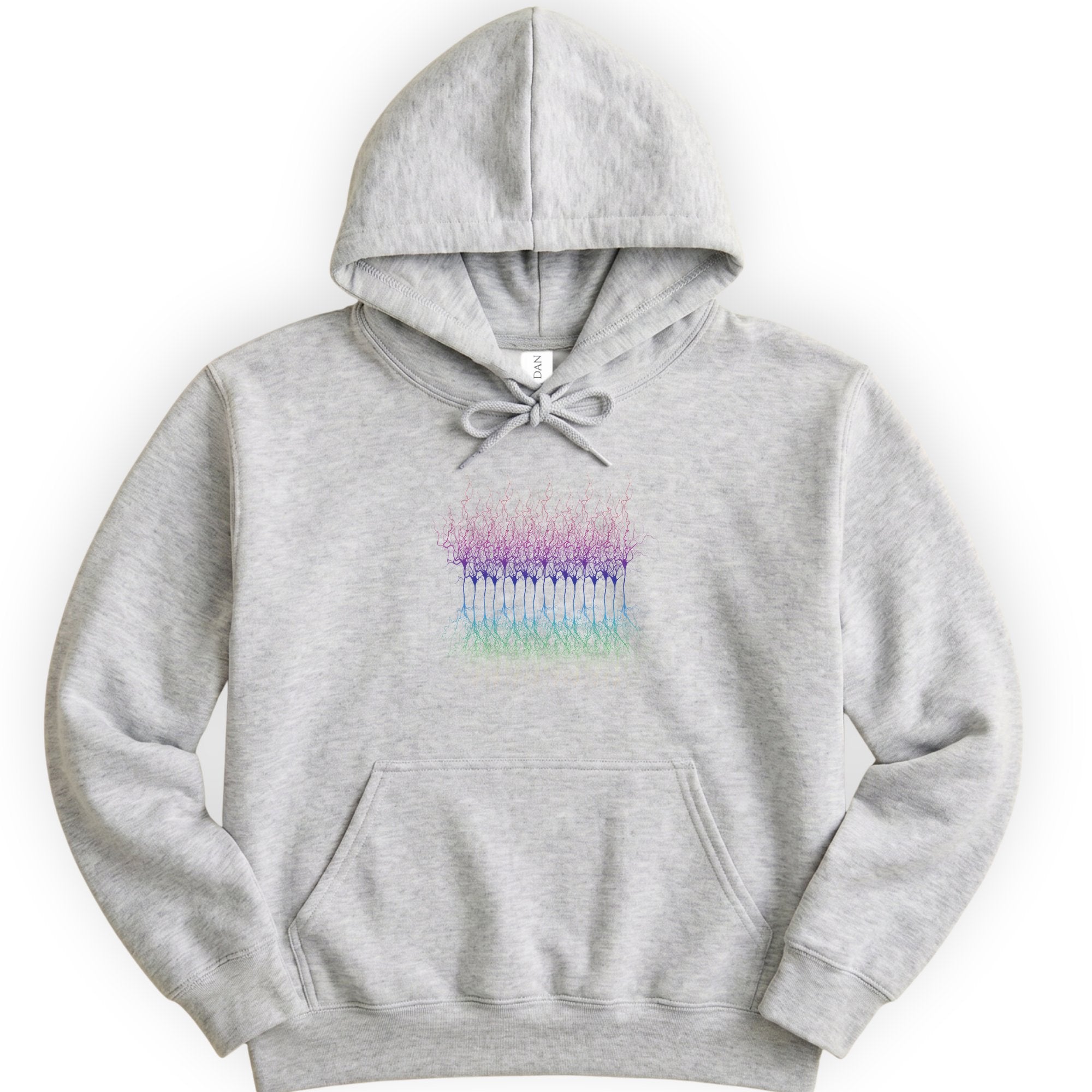 Neural Pathways hoodie — Ash