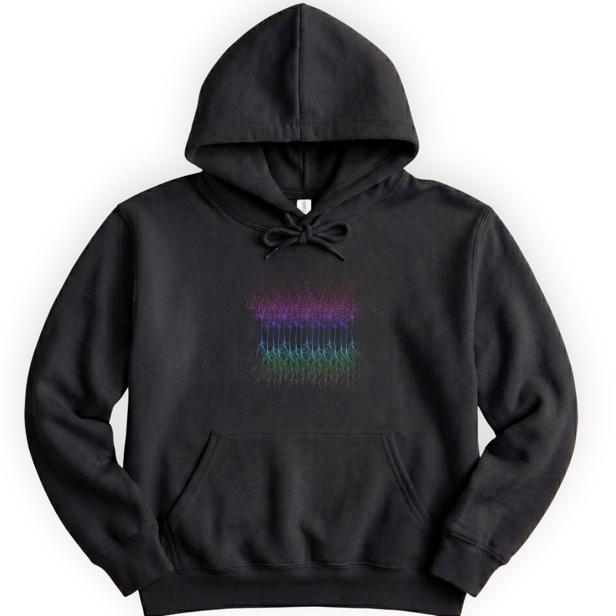 Neural Pathways hoodie — Black
