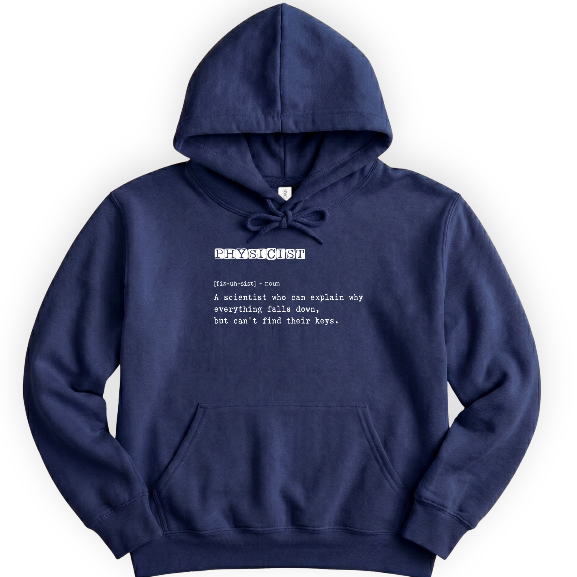 Physicist Definition hoodie — Navy