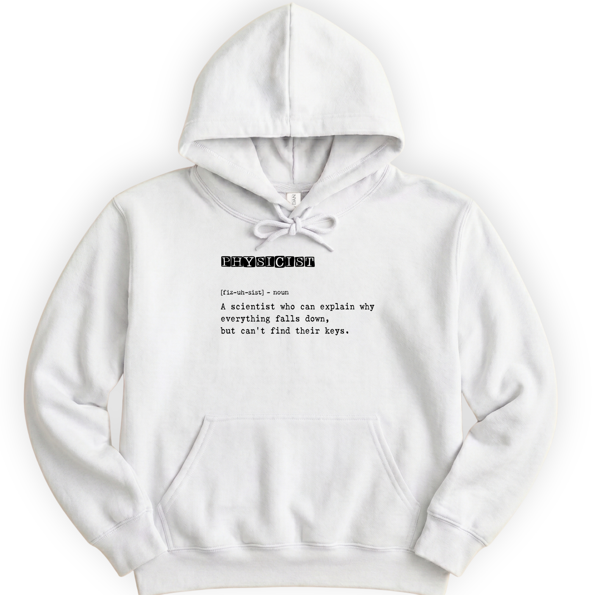 Physicist Definition hoodie — White
