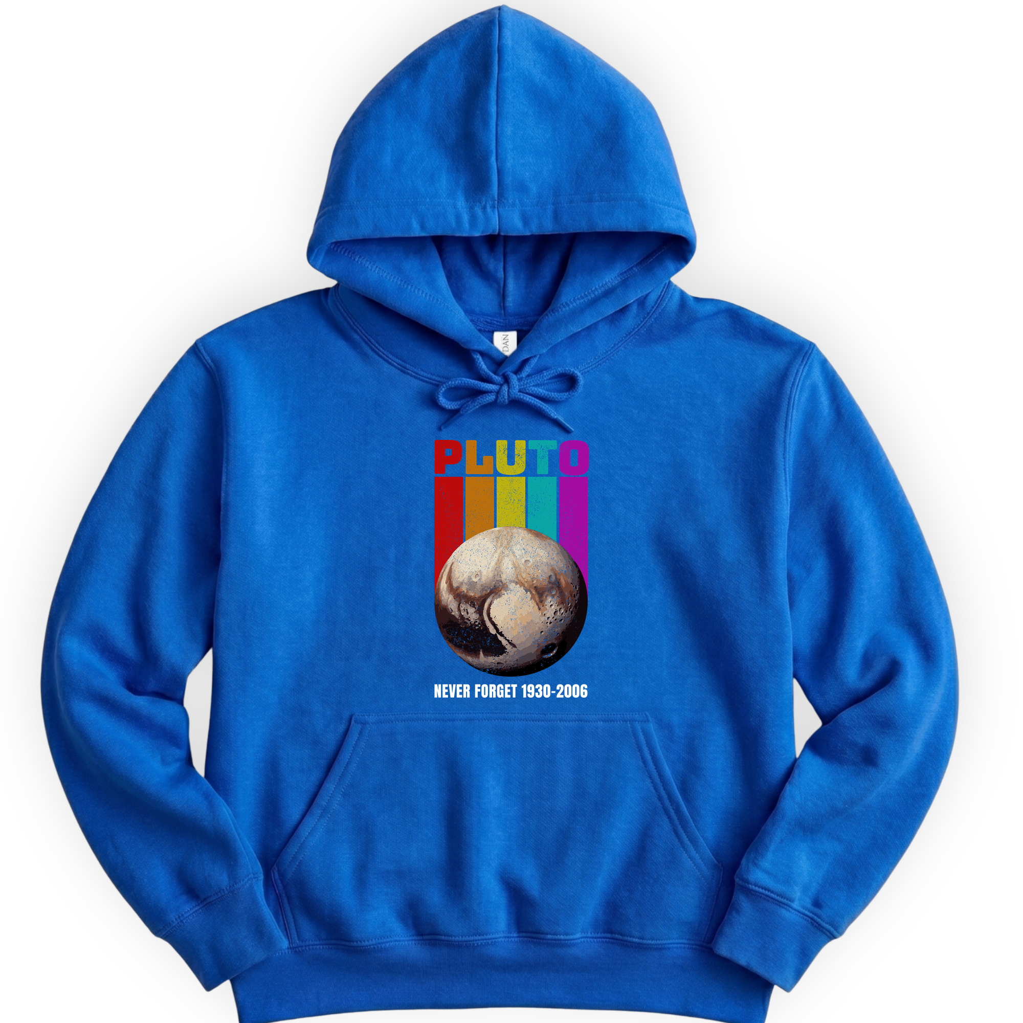 Pluto Never Forget hoodie — Royal