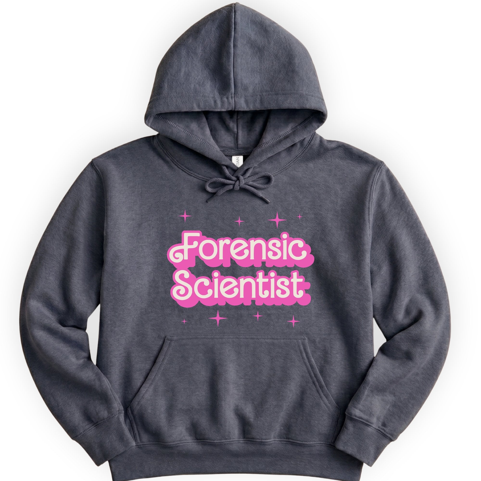 Custom Profession Pink Doll hoodie — Dark Heather