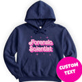 Custom Profession Pink Doll hoodie — Navy