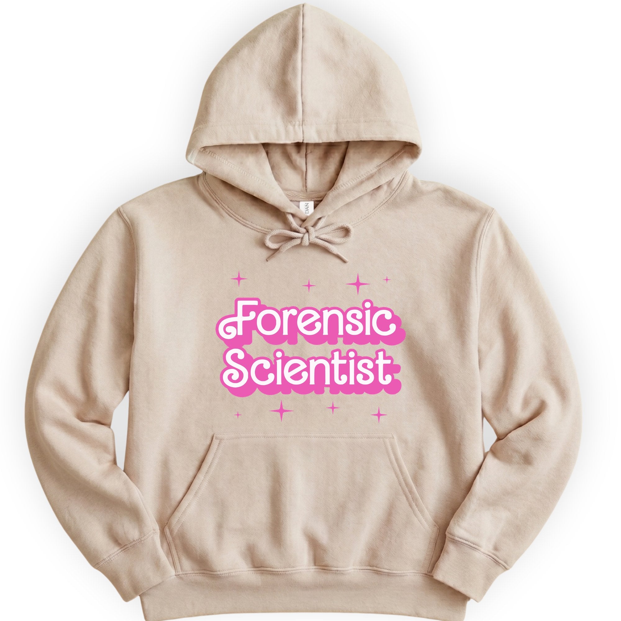 Custom Profession Pink Doll hoodie — Sand