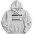 Reviewer 2 Star Review hoodie — Ash