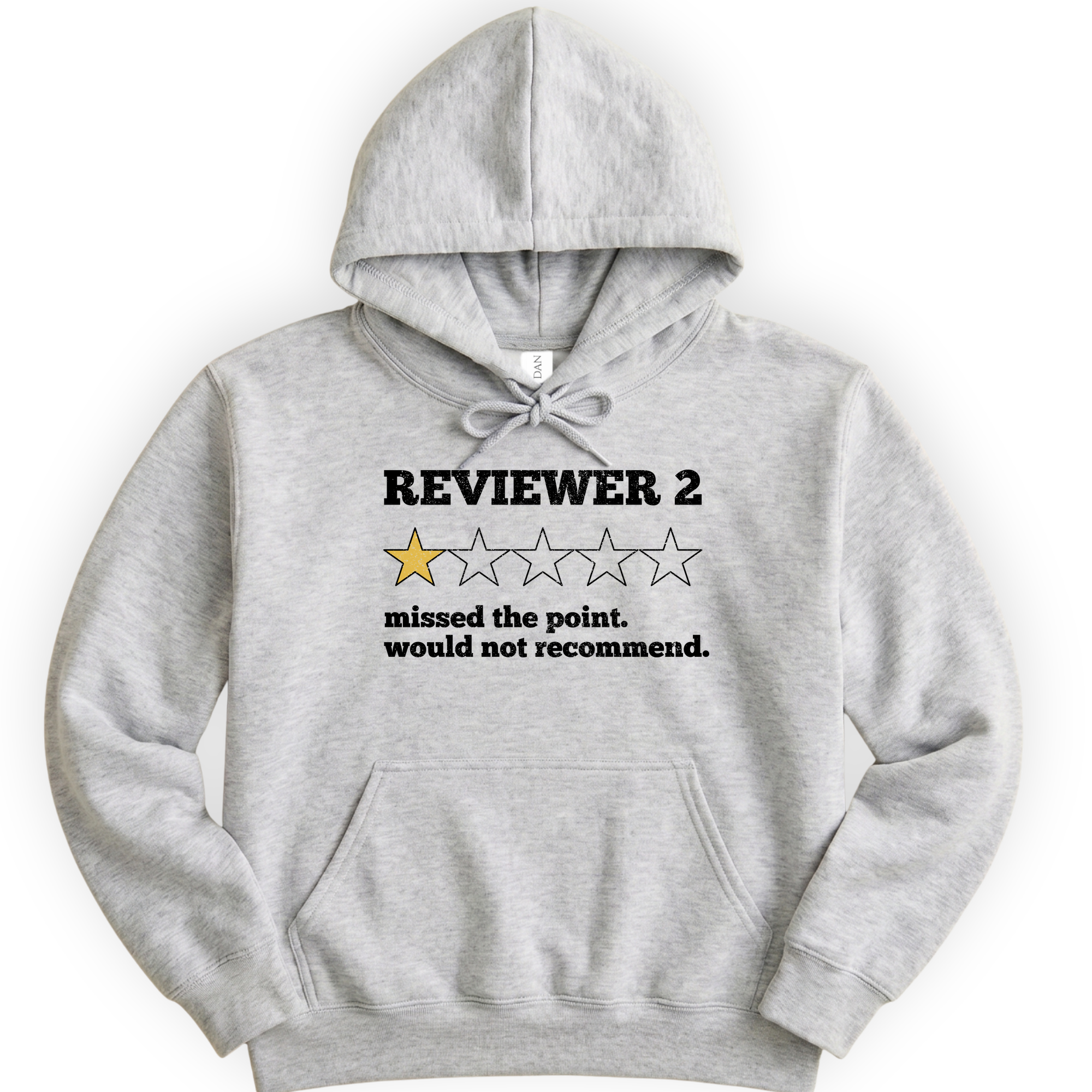 Reviewer 2 Star Review hoodie — Ash