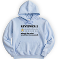 Reviewer 2 Star Review hoodie — Light Blue