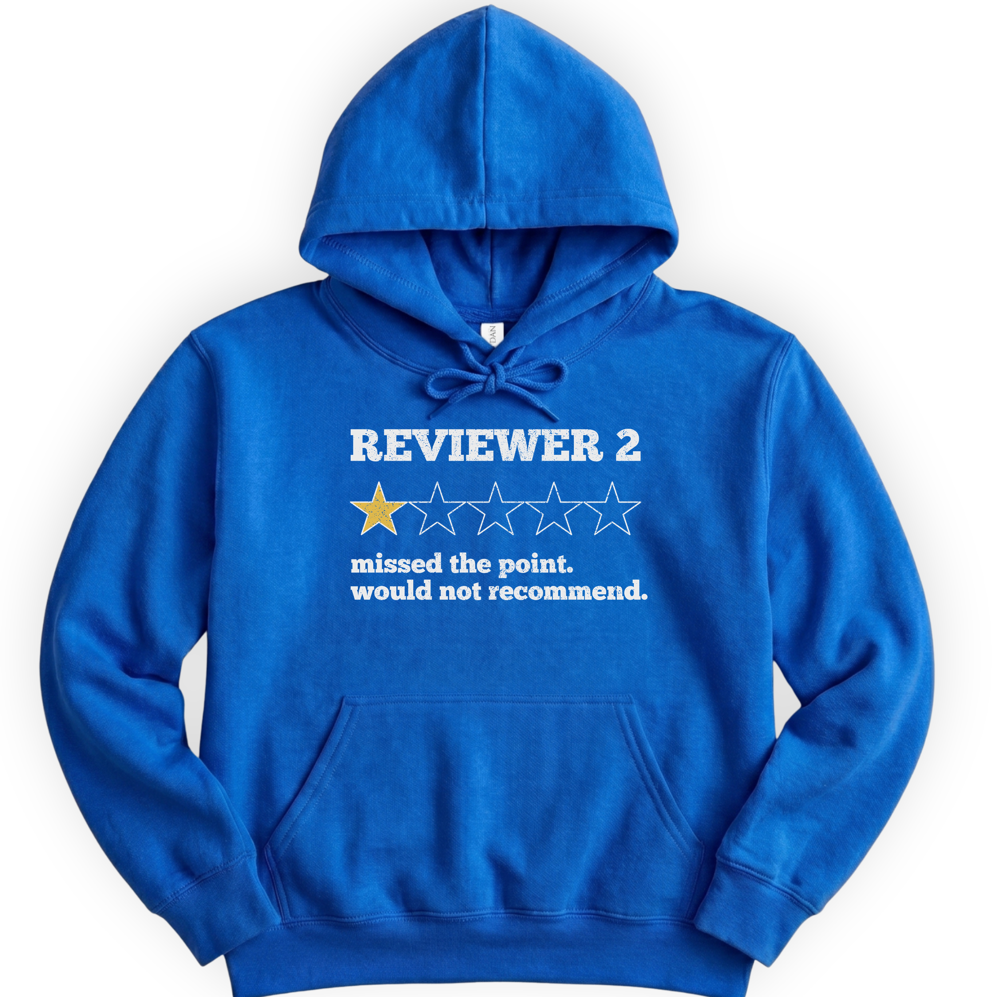 Reviewer 2 Star Review hoodie — Royal