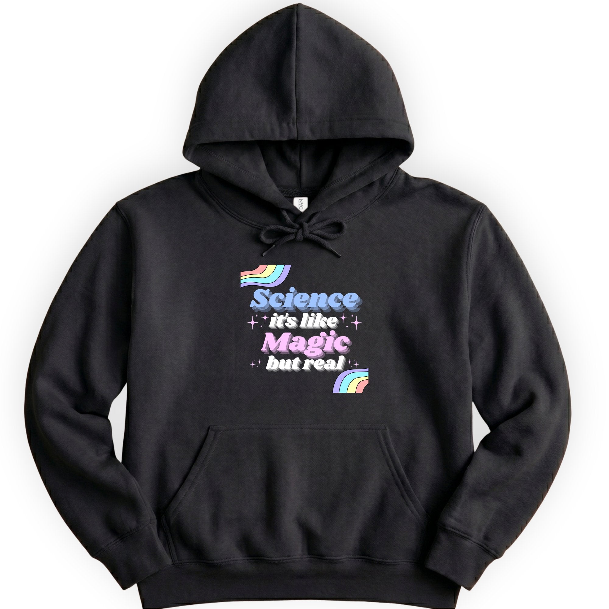 Science Like Magic hoodie — Black
