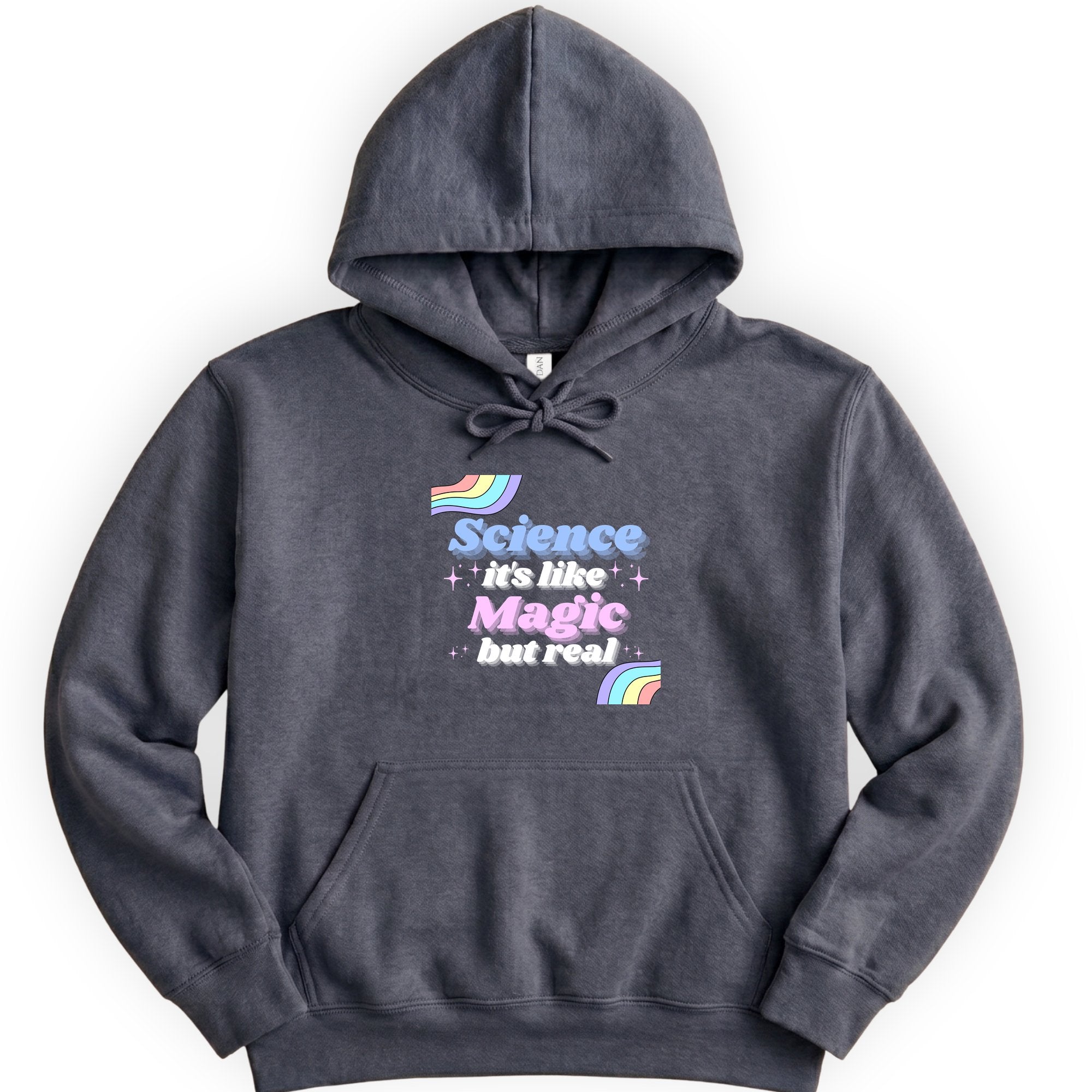 Science Like Magic hoodie — Dark Heather