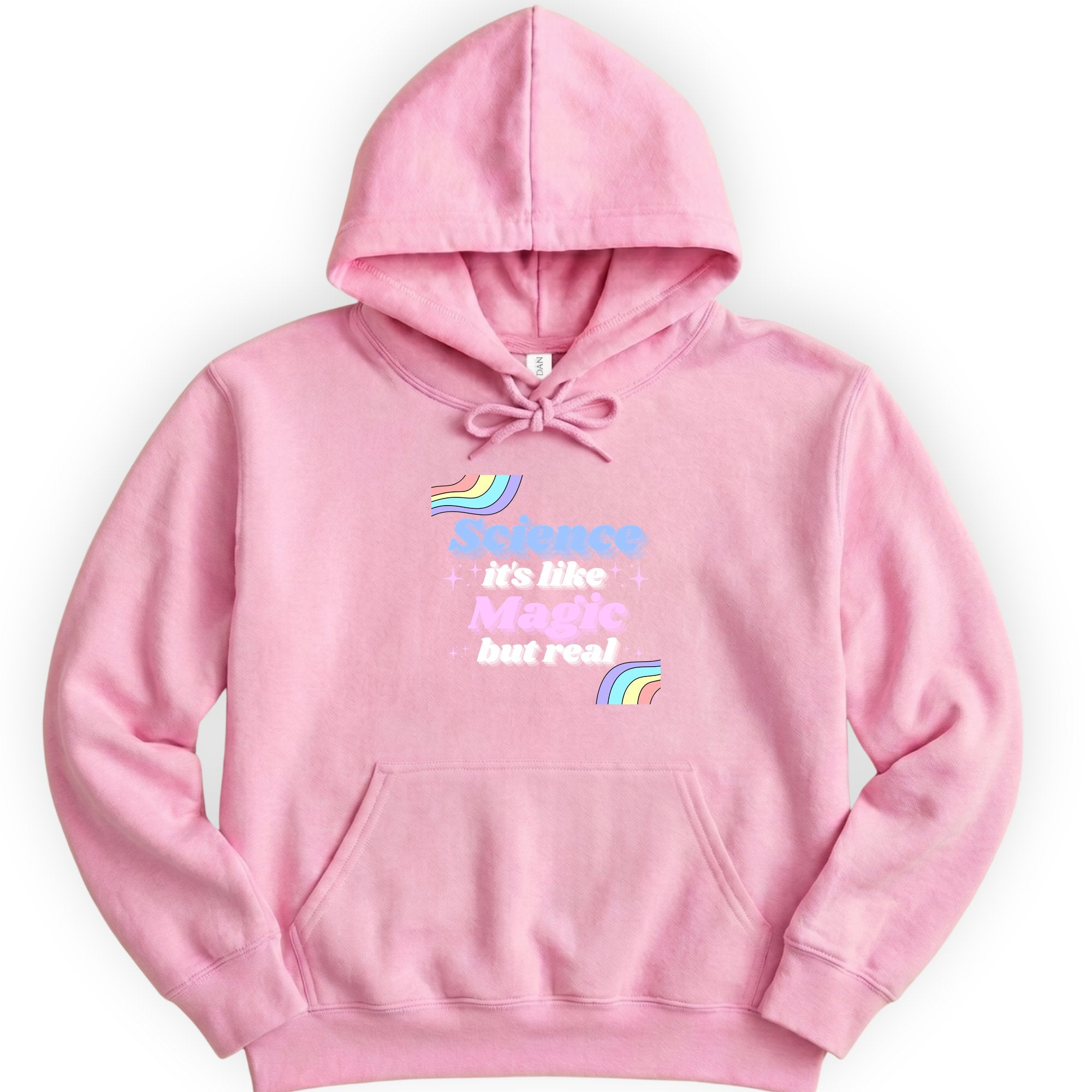 Science Like Magic hoodie — Light Pink