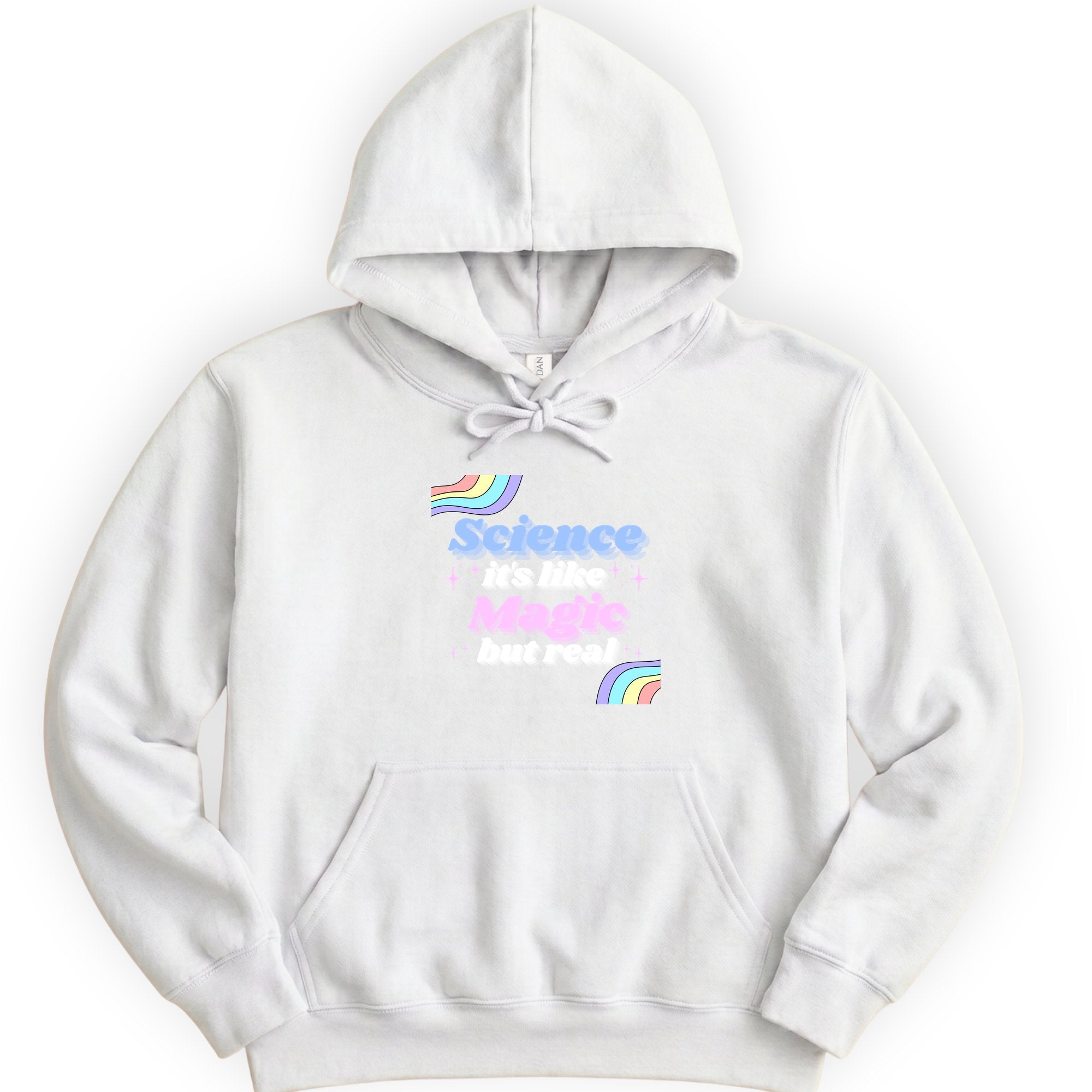 Science Like Magic hoodie — White