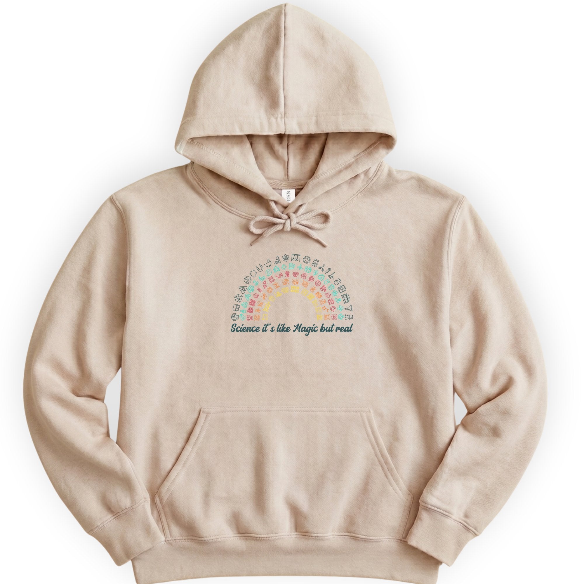 Science Rainbow hoodie — Sand
