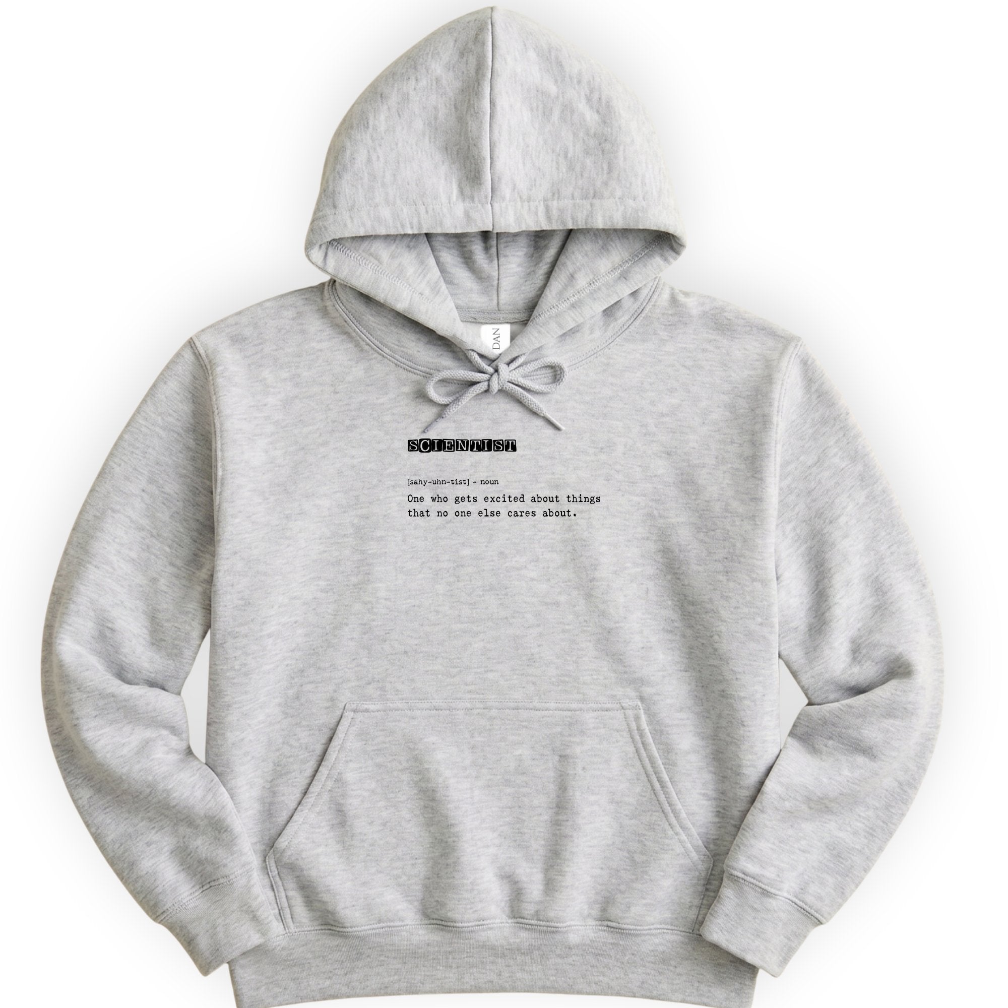Scientist Definition hoodie — Ash