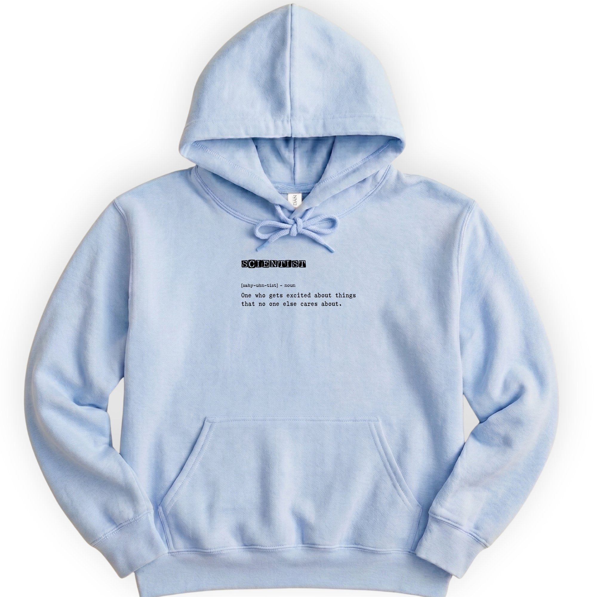 Scientist Definition hoodie — Light Blue