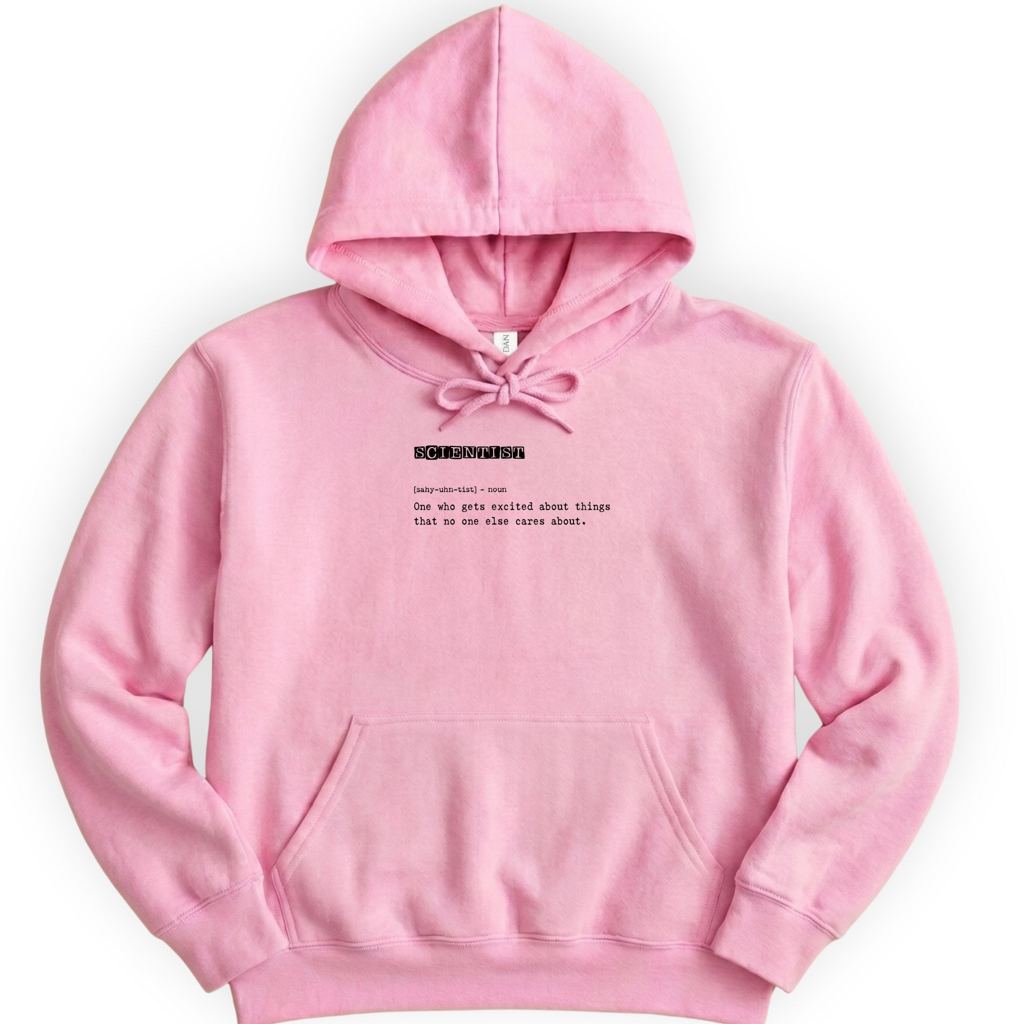 Scientist Definition hoodie — Light Pink