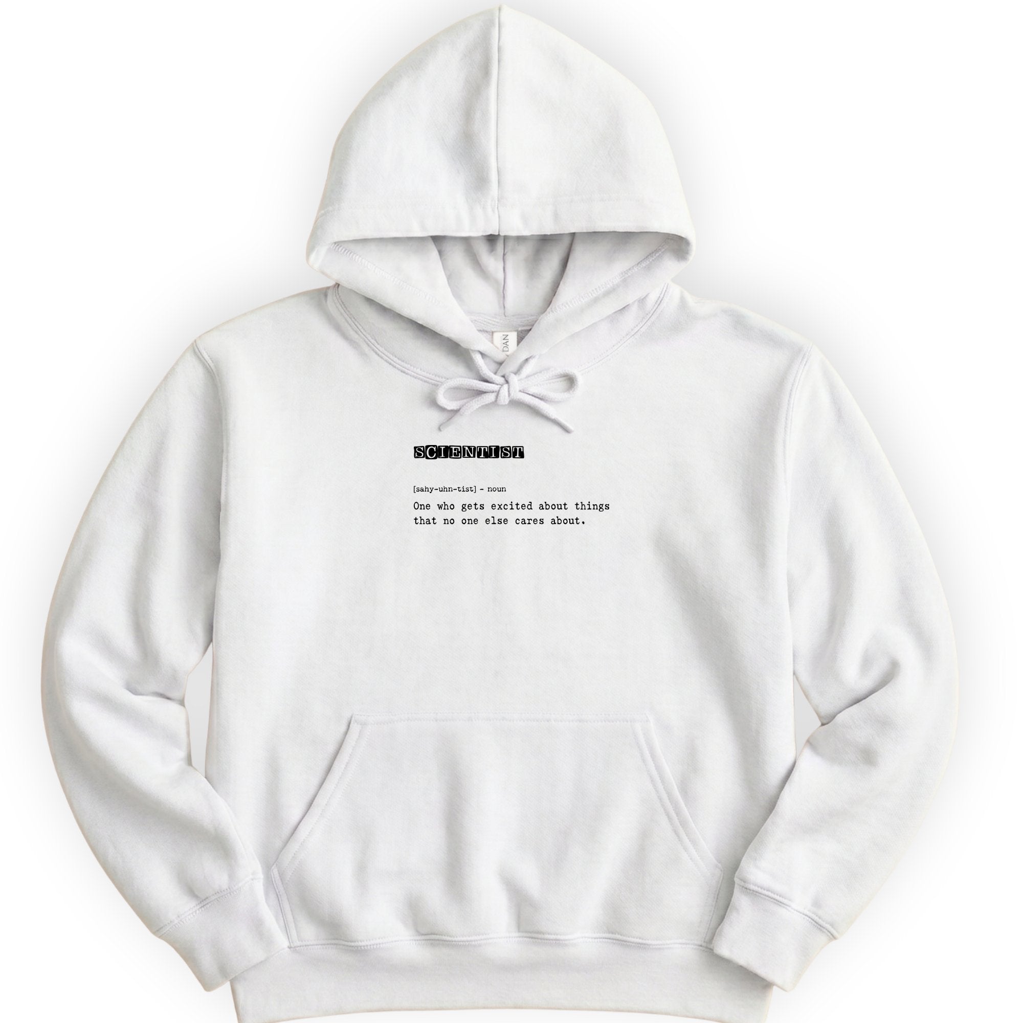 Scientist Definition hoodie — White